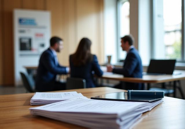 Redazione professionale di Garofano Notizie al lavoro in un ambiente calmo