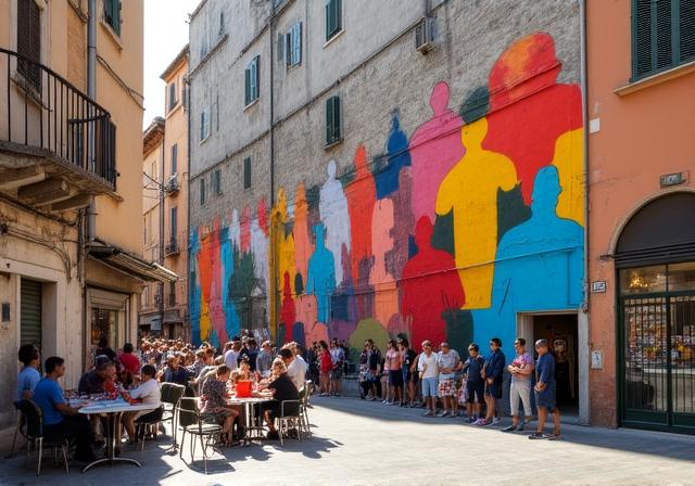 Festival di street art e musica in un quartiere periferico di Roma